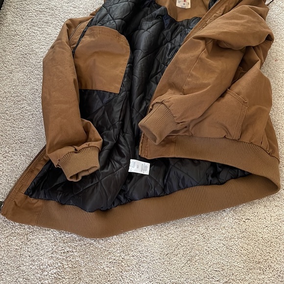 RED HEAD Brand Co. Hooded, pockets CANVAS 💯 % cotton mens JACKET size LARGE - Picture 10 of 16